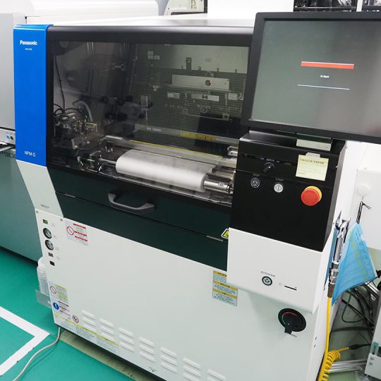 クリームはんだ印刷機（スクリーン印刷機）